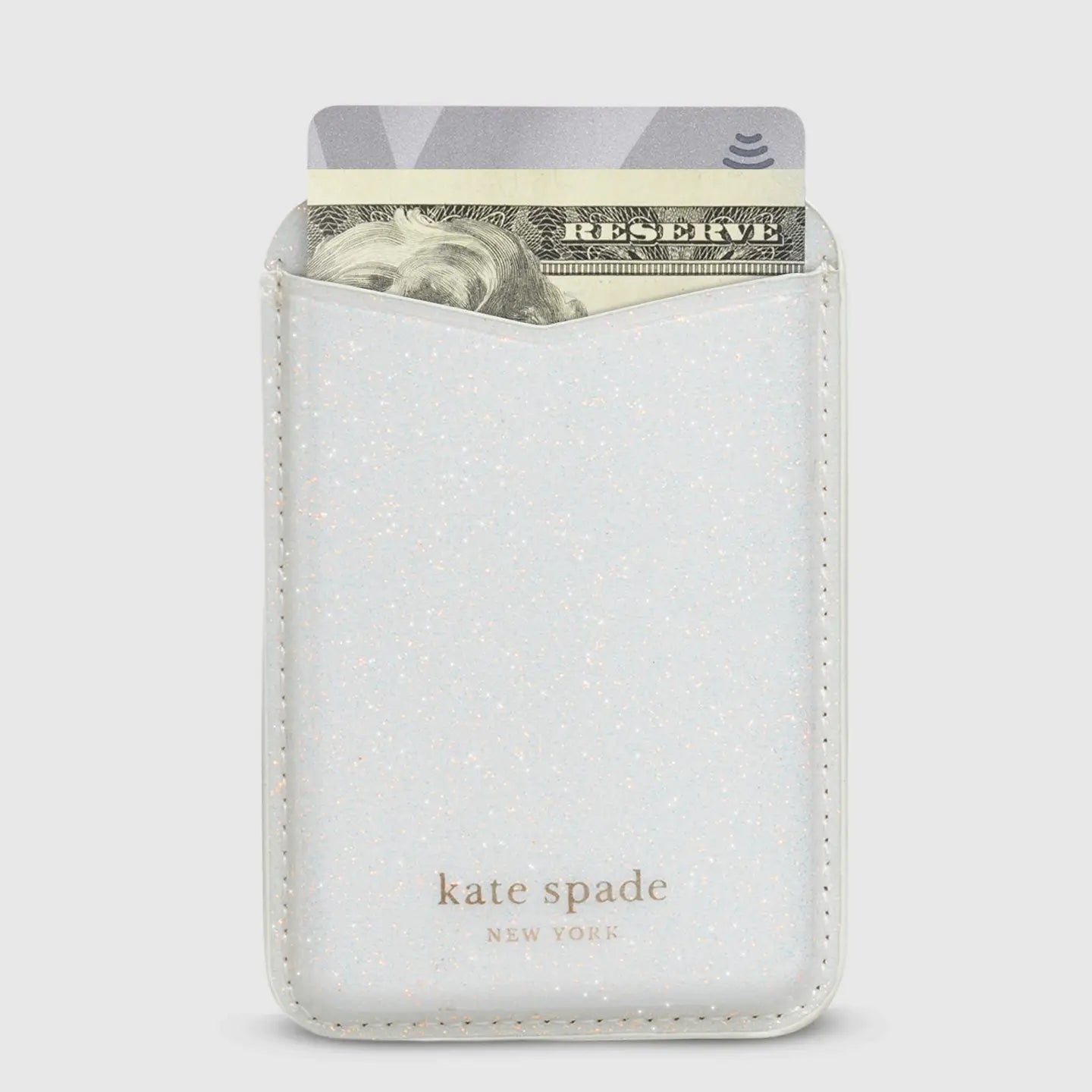 Case Mate - Kate Spade New York Wallet Magsafe White Glitter