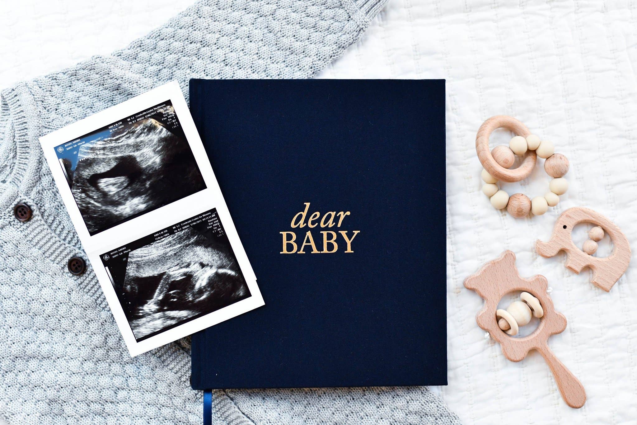 Duncan & Stone Paper Co. - Dear Baby: A Pregnancy Prayer Journal & Memory Book for Moms: Ivory