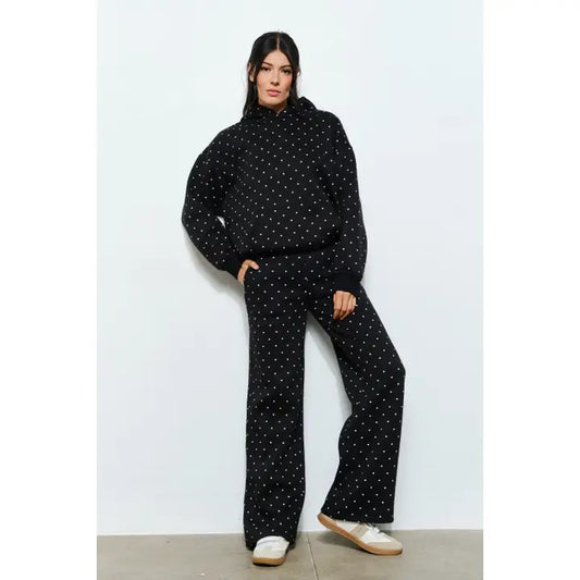 Bambi Polka Dot Sweatpant Set
