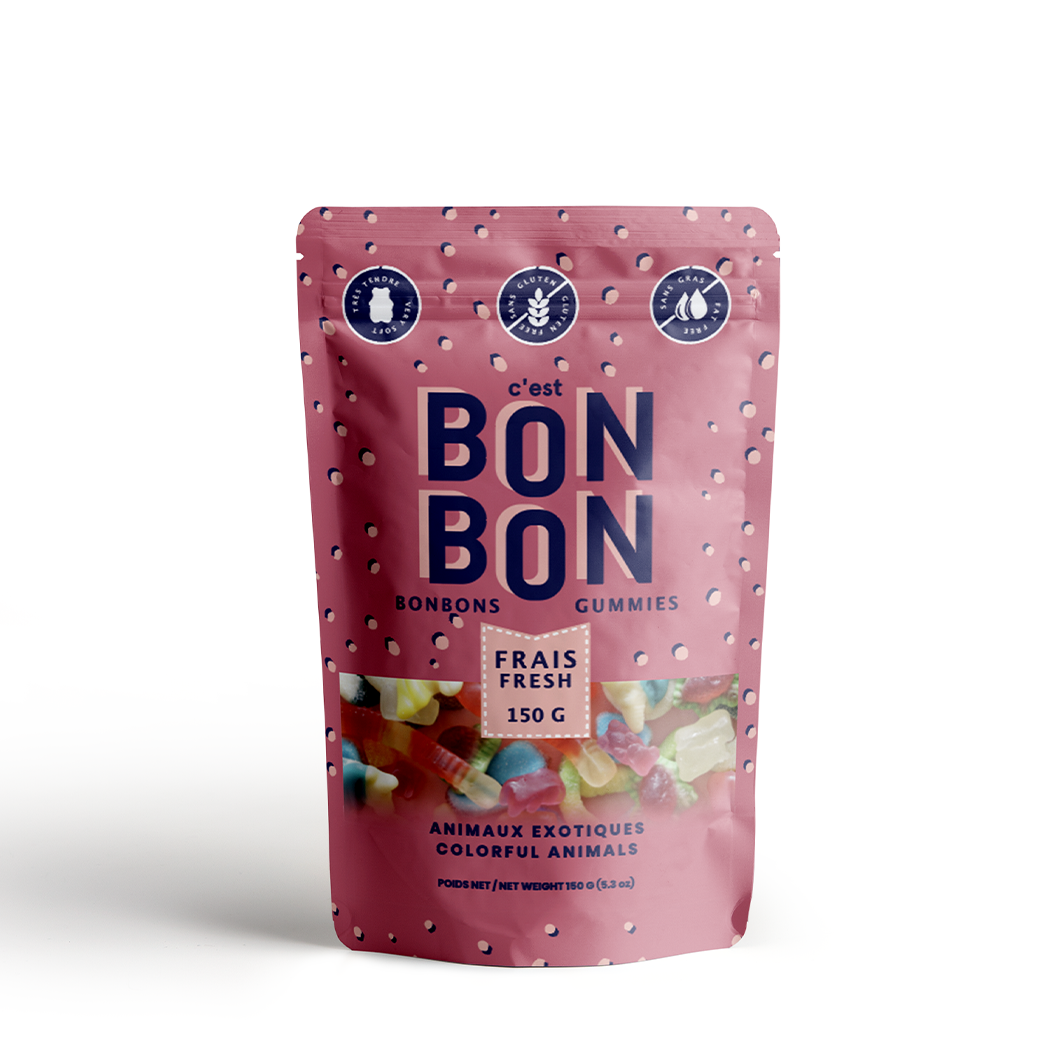 La boîte à bonbons - Colorful Animals - Gummy Candies