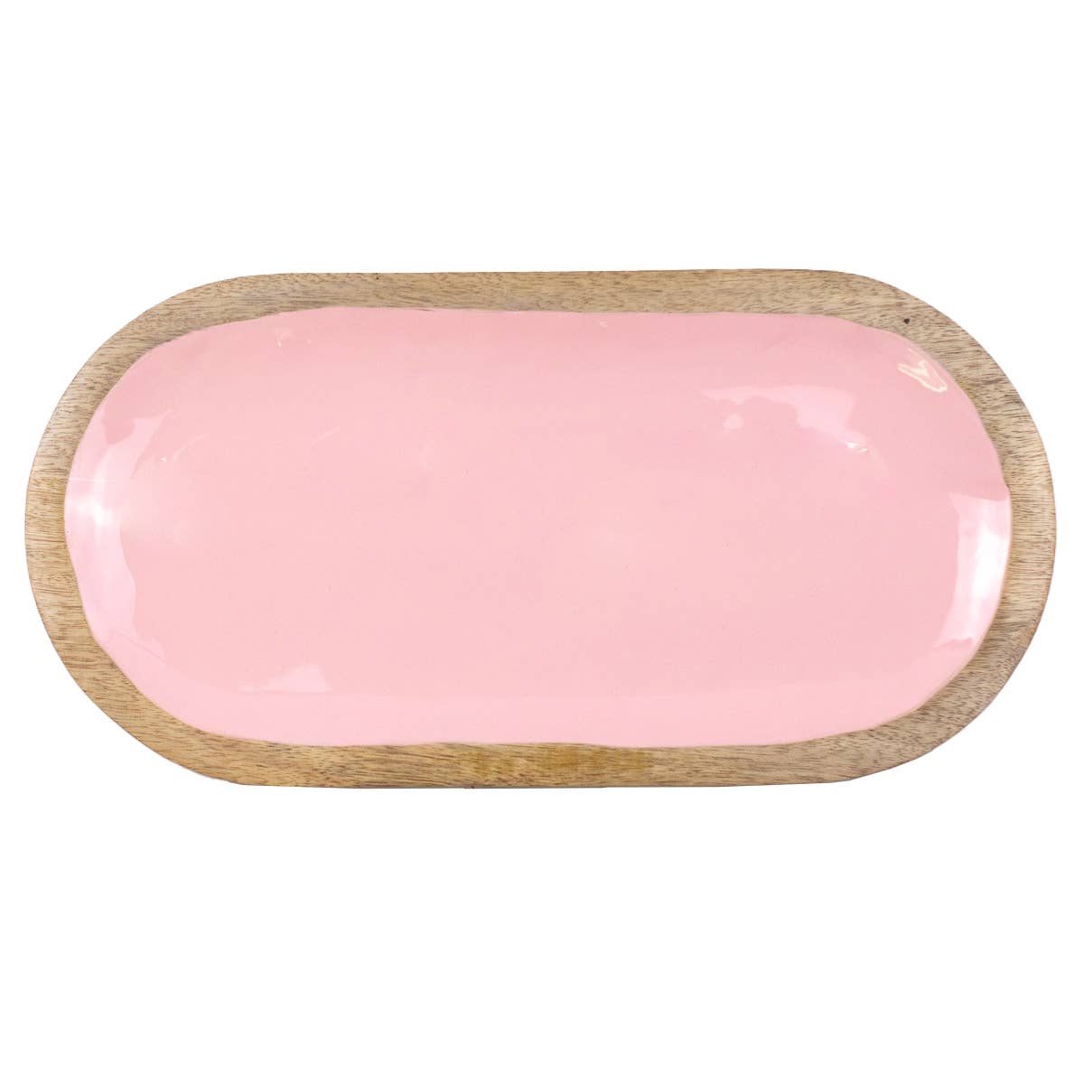 The Royal Standard - Hogan Serving Tray   Natural/Pink   15.75x8x1
