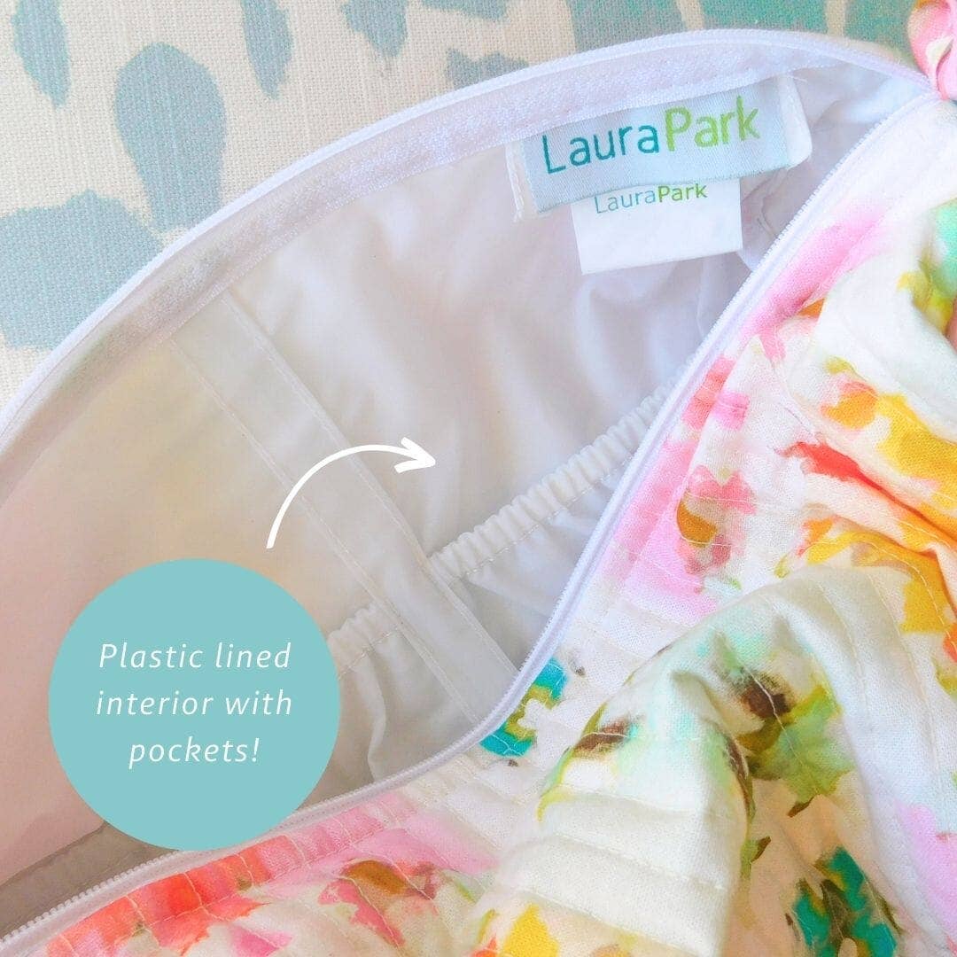 Laura Park Designs -Large Cosmetic Bag: Large