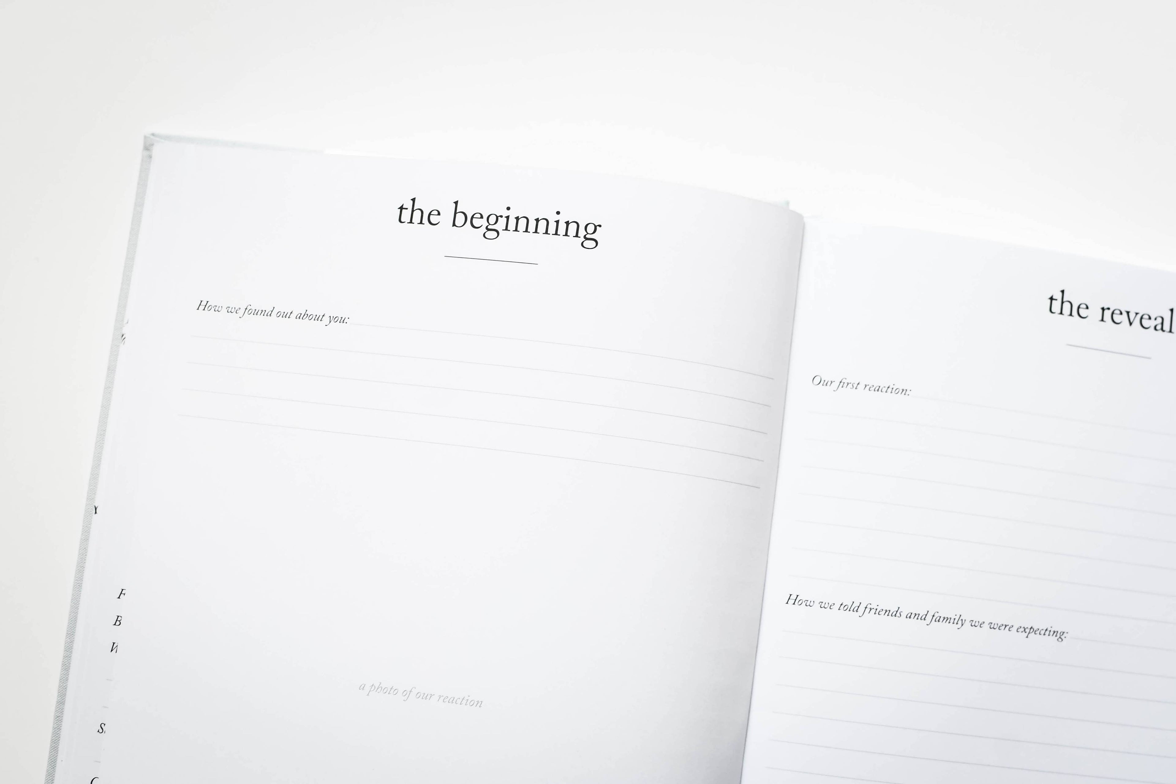 Duncan & Stone Paper Co. - Baby's First Year Memory Book & Photo Album | Mother's Day: Lilac