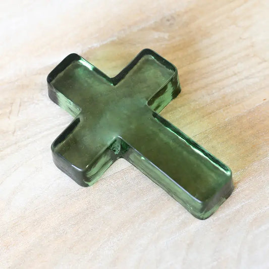 The Royal Standard - Green Cross Glass Decor