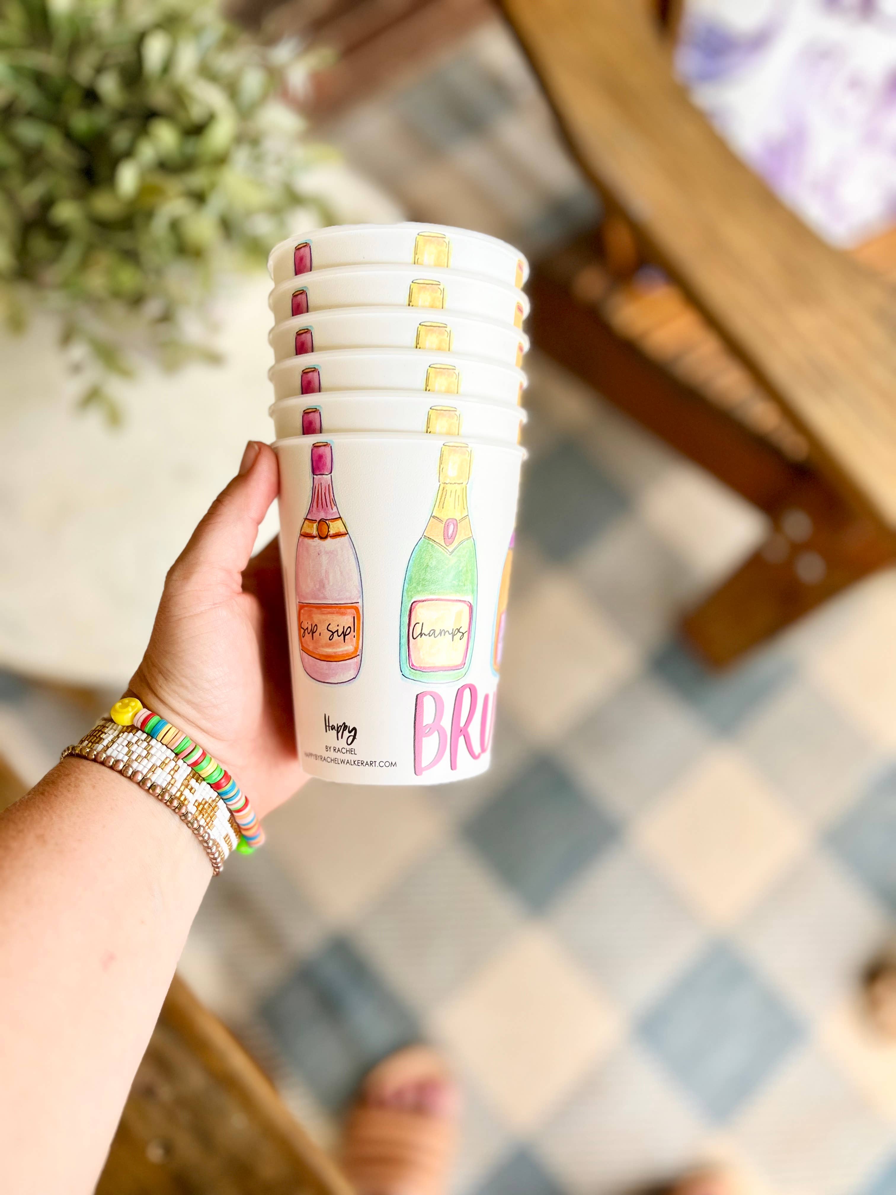 Happy By Rachel, LLC - Brunch Babes Reusable Party Cups, great gifts & friend time: Unwrapped