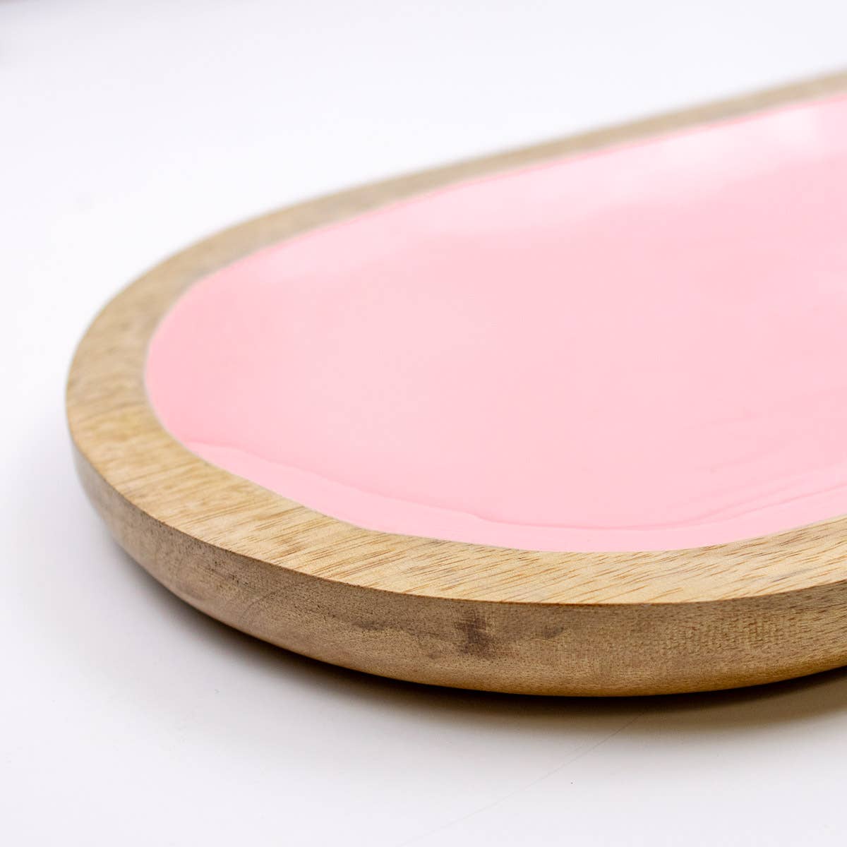 The Royal Standard - Hogan Serving Tray   Natural/Pink   15.75x8x1
