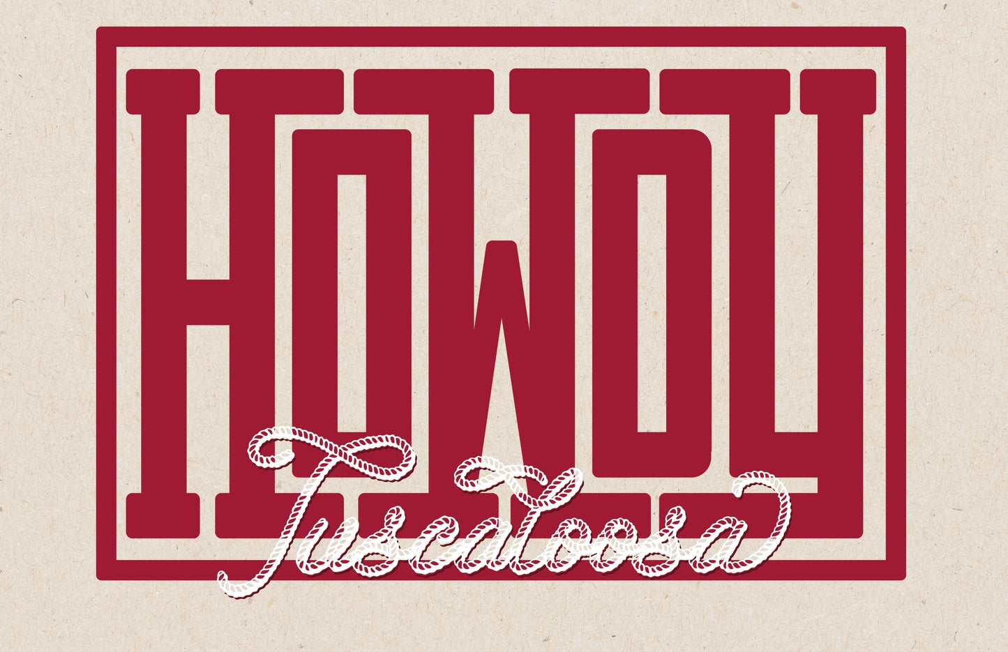 11 x 17 Gameday Tuscaloosa Insert Set of 10
