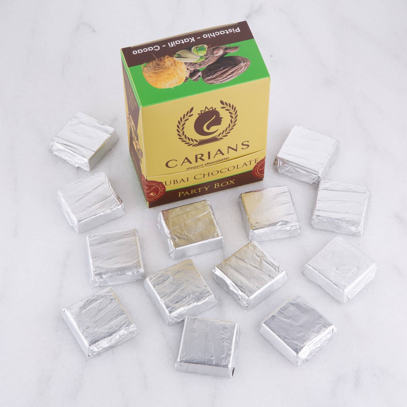 Carian's Bistro Chocolates -  Angel Hair Dubai Chocolate Bite Size