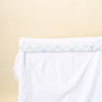 The Darling Effect - Stay-Put Towel Band-Check Blue