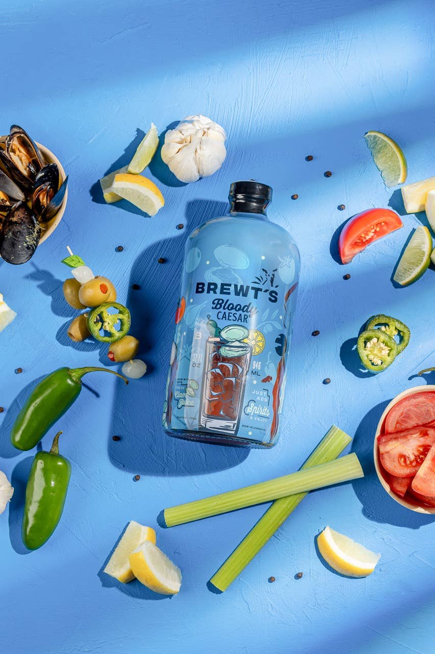 Brewt's - Bloody Caesar | All-Natural - A lighter Bloody Mary Mix 32oz