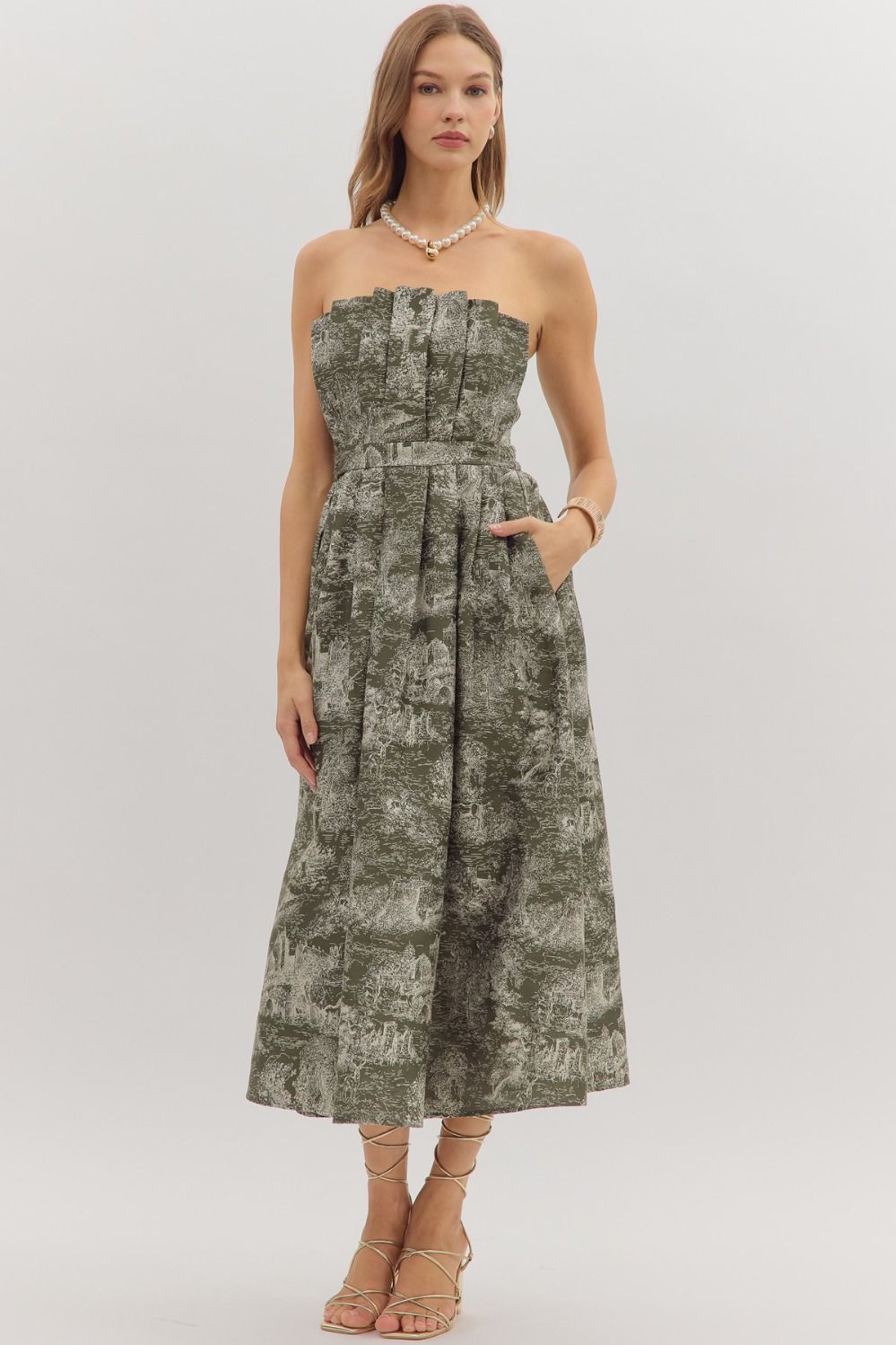 Autumn Ivy Midi Dress
