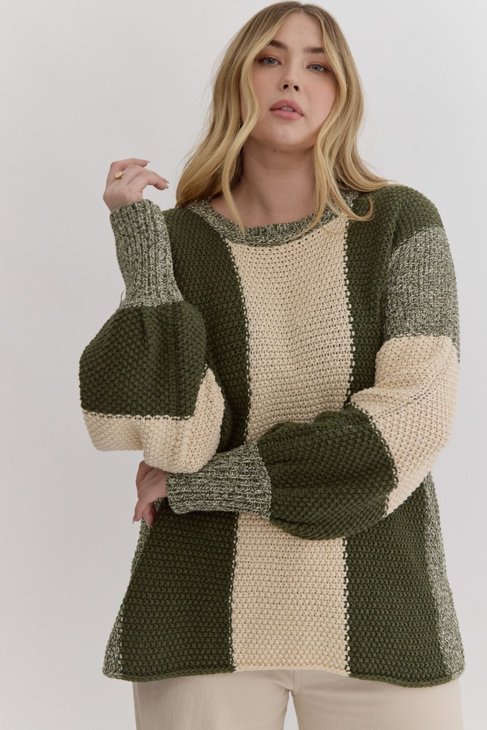 Mosaic Mood Plus Knit