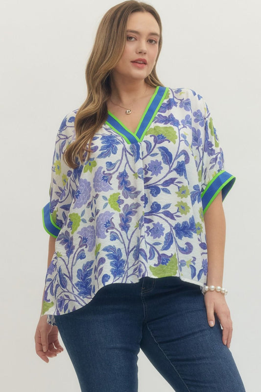 Electric Summer Blouse