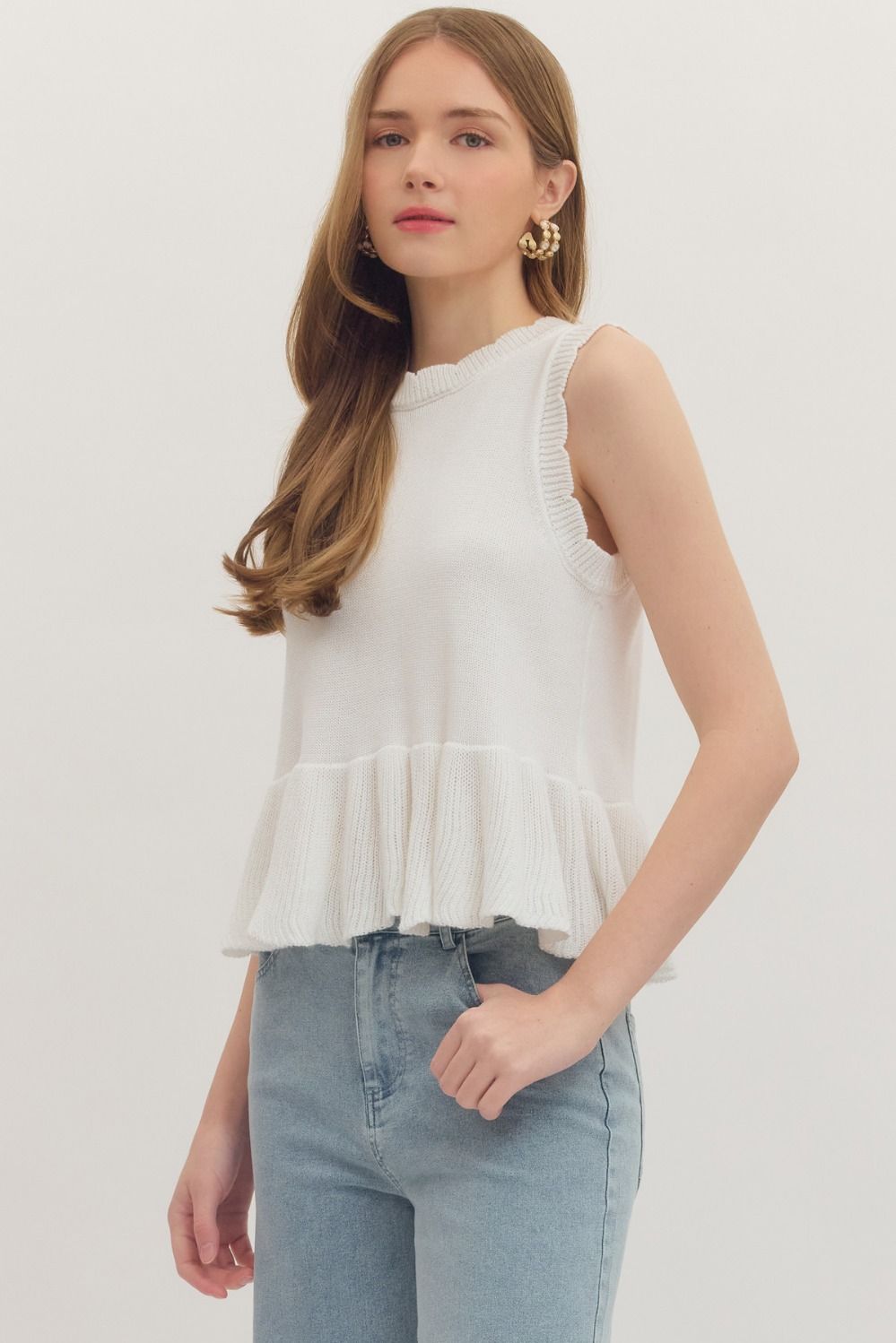 The Tinzie Sweater Blouse