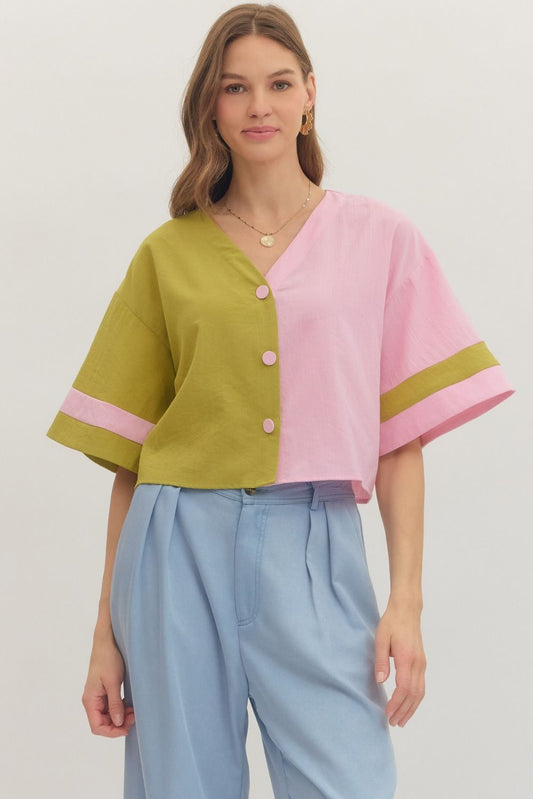 The Kiwi Blouse