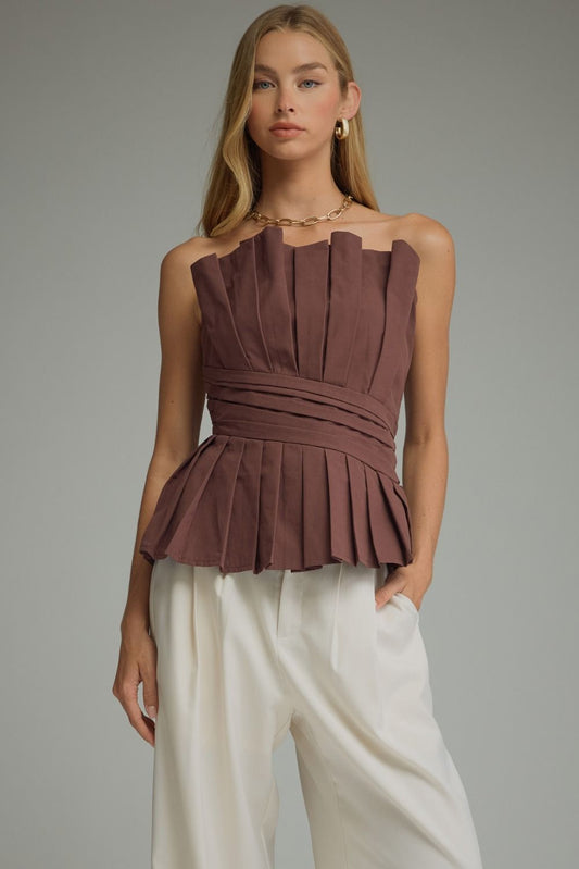 The Chutney Strapless Blouse