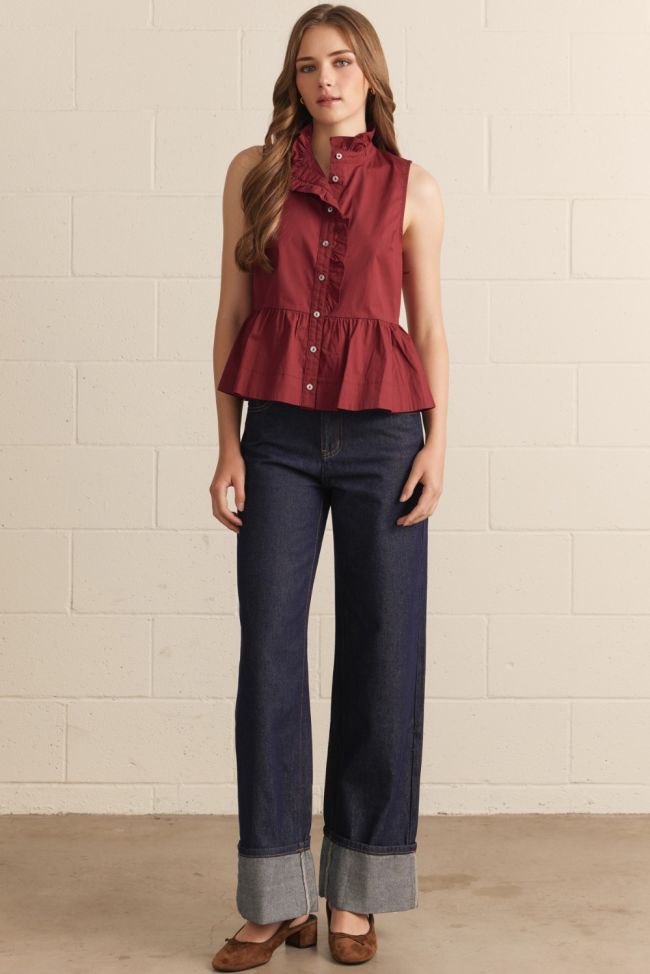 The Crimson Club Blouse