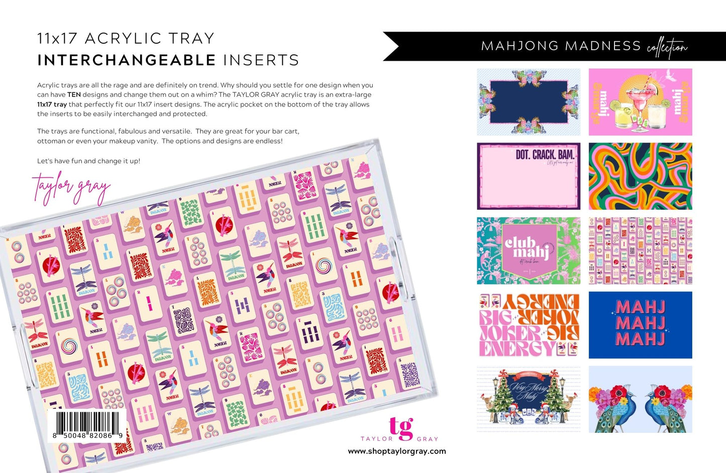 11 x 17 Mahjong Madness Insert Set of 10