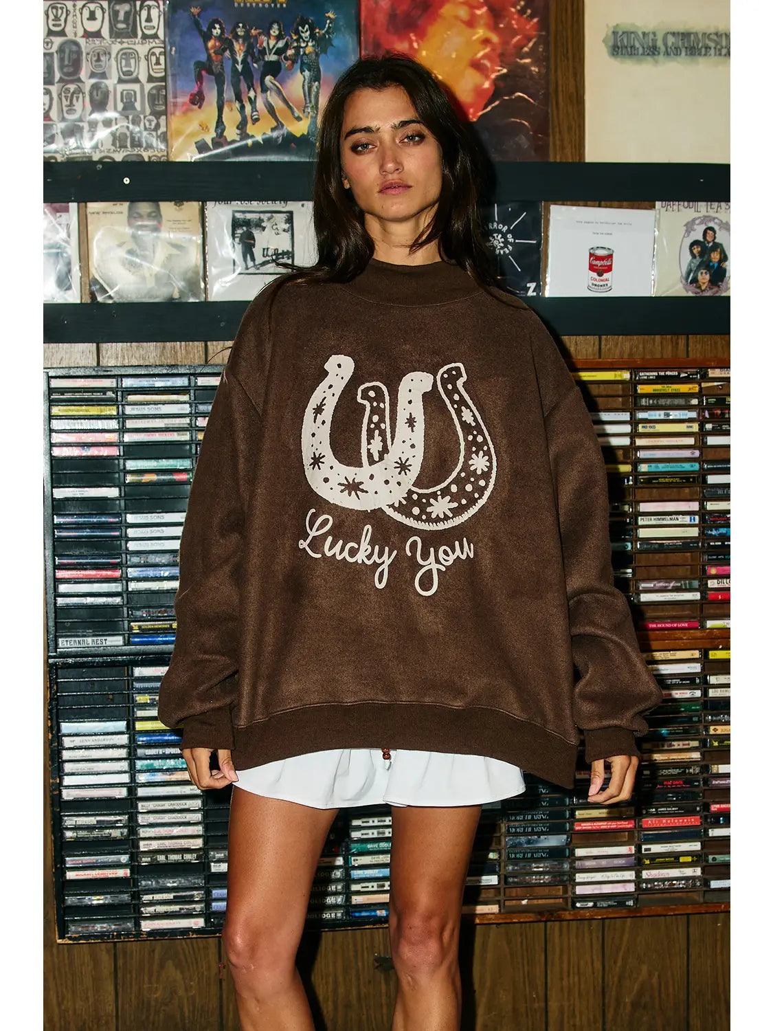 THE LUCKY ONE MOCKNECK