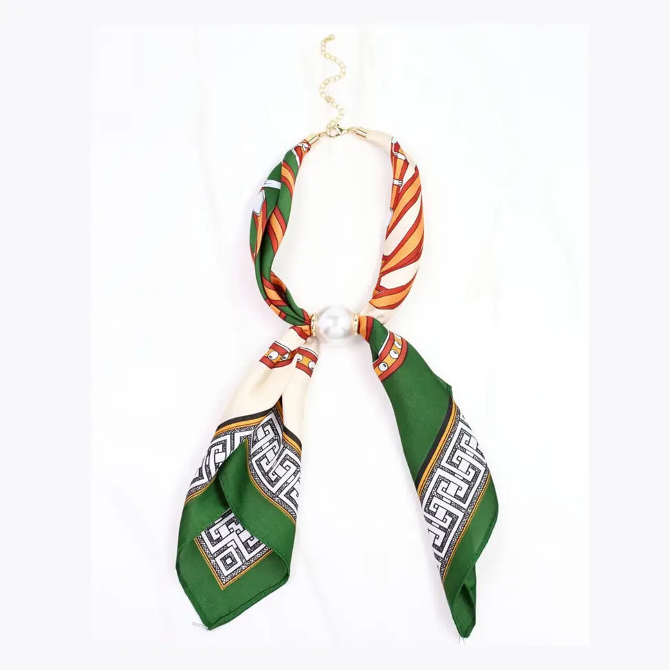 Vanessa Scarf Pearl Necklace